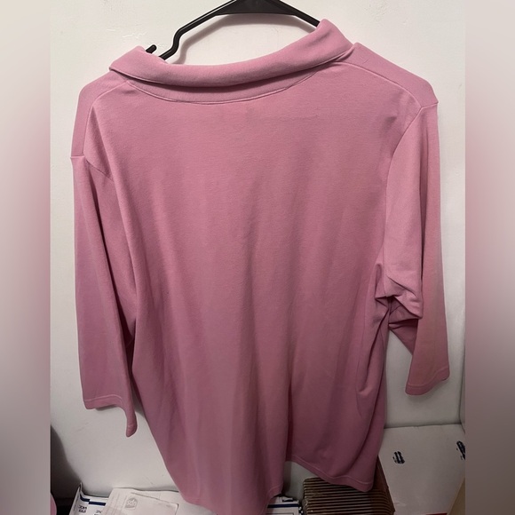 Fashion Bug Pink Button Down Polo Shirt NO OFFERS‼️‼️ - Picture 5 of 5
